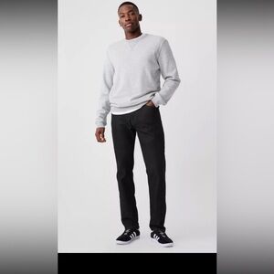 Gap Men's Slim Pants 34 x 34 NWT BLACK DENIM Mid Rise Flex